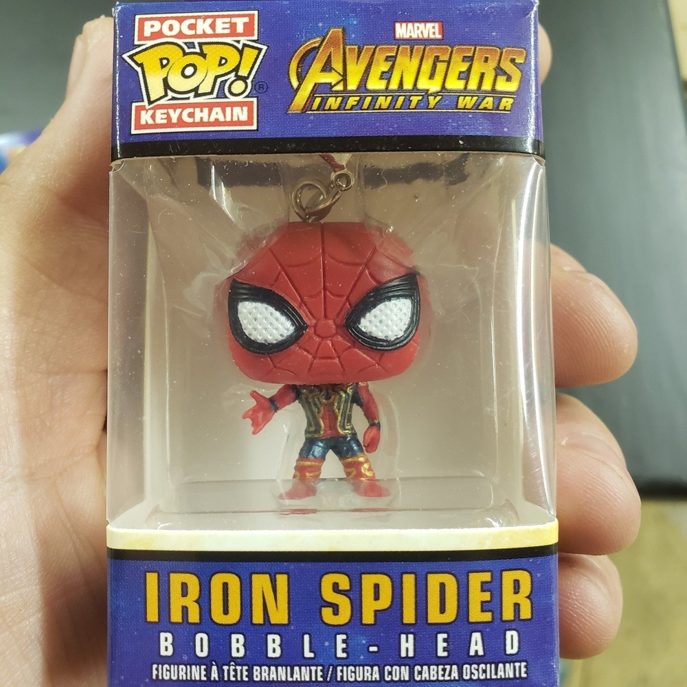 Funko Pocket Pop Keychains Marvel Avengers Infinity War Iron Man & Iron Spider - Picture 3 of 7